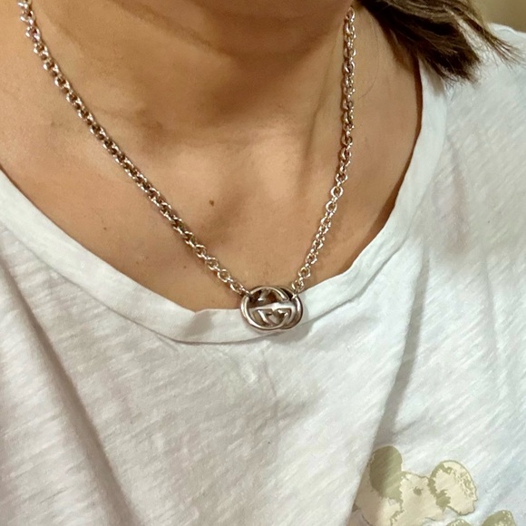 Gucci Choker .925 Silver Logo Necklace, 16 in - Picture 9 of 9